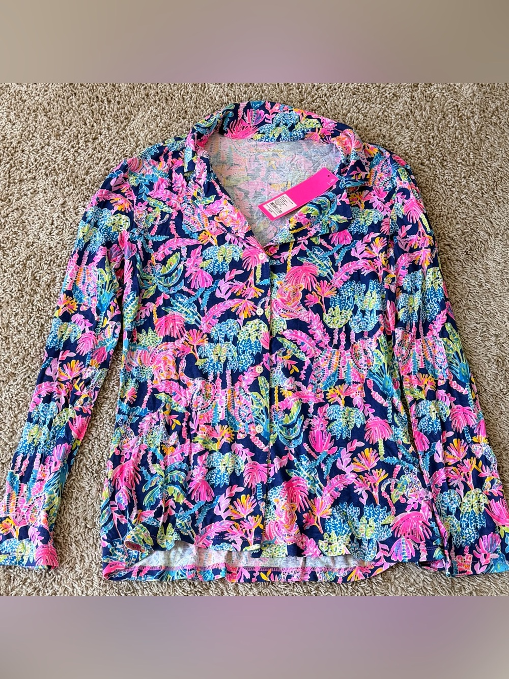 NWT Lilly Pulitzer Pajamas Top Sz S
